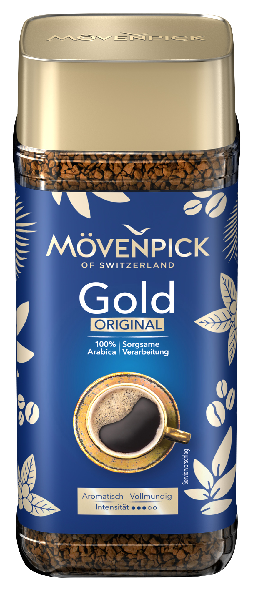 MÖVENPICK GOLD, 100% ARABICA, 200 g