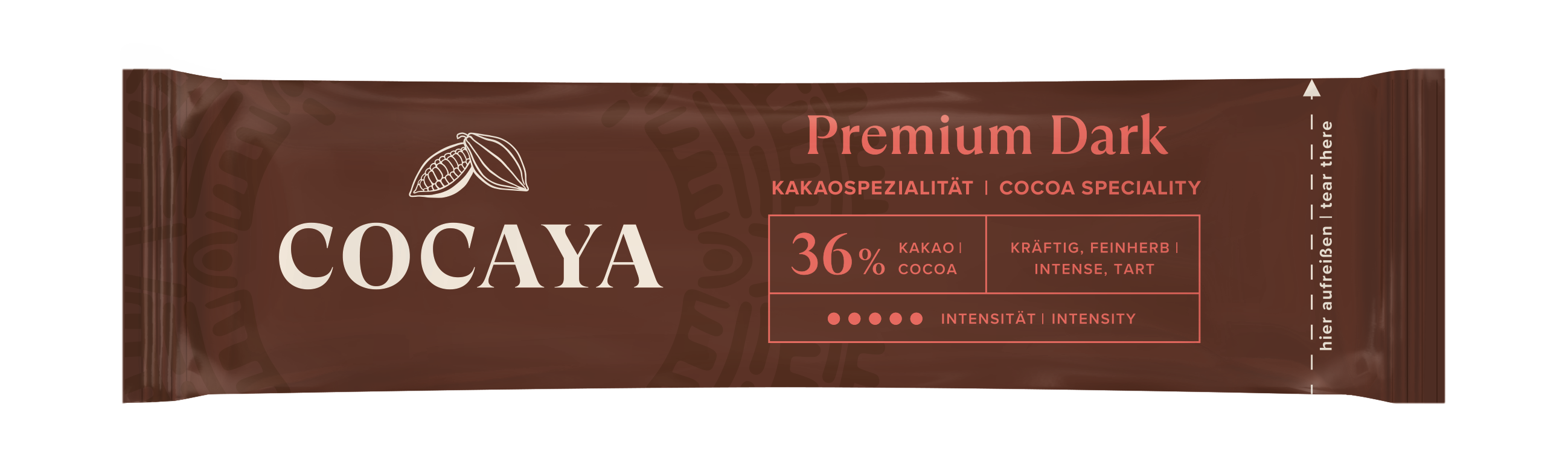 COCAYA PREMIUM DARK - 36% - 10KS - SÁČKY