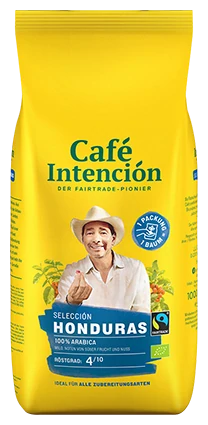 CAFÉ INTENCIÓN Selección Honduras, bio&FT, 1000g - zrno, CZ-BIO-001