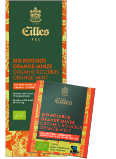 EILLES TEE BIO & FAIRTRADE - rooibos čaj - pomeranč a máta, CZ-BIO-001