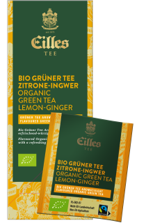 EILLES TEE BIO & FAIRTRADE - zelený čaj - citron a zázvor, CZ-BIO-001