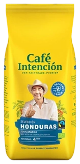 CAFÉ INTENCIÓN Selección Honduras, bio&FT, 1000g - zrno, CZ-BIO-001