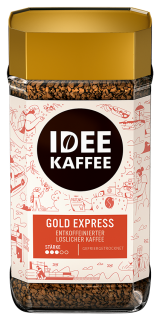 IDEE KAFFEE GOLD EXPRESS - 200g - instantní káva bez kofeinu